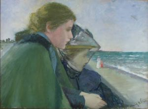 Image of Two Ladies at the Seashore