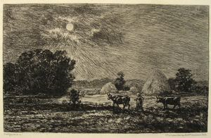 Image of Moonlight at Valmondois (Clair de lune à Valmondois)