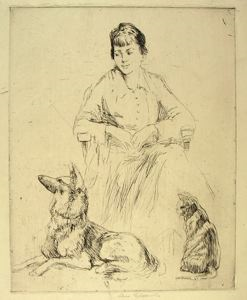 Image of Anne with Major and Mimi (No. 2)