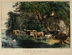 Image of Going to Pasture, Early Morning