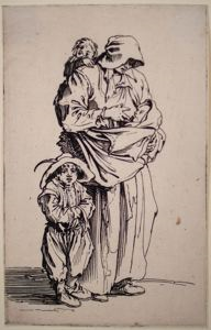 Image of The Mother and her Three Children (La Mère et ses trois enfants)