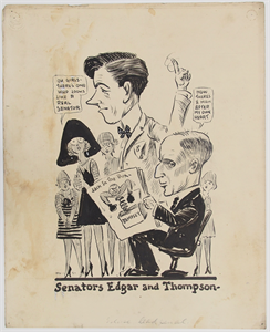 Image of Senators Edgar and Thompson