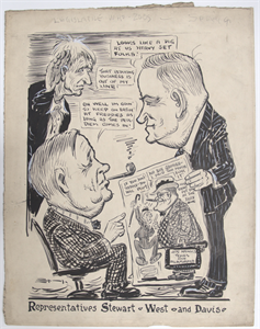 Image of Representatives Stewart, West and Davis