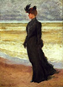 Image of Lady on the Beach