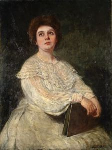 Image of Woman in White