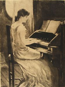Image of Lady at Organ
