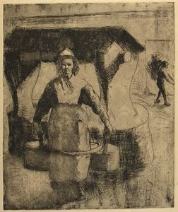 Image of Peasant Woman at the Well (Paysanne au puits)