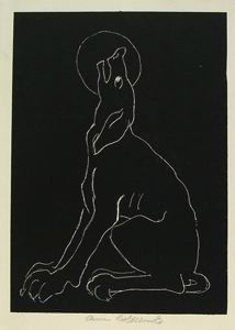 Image of Dog Baying at the Moon (No. 2)