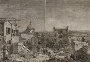 Image of Imaginary View of Venice: The House with the Inscription and The House with the Peristyle