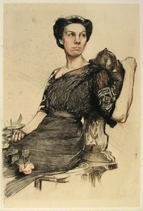 Image of Lady in Black