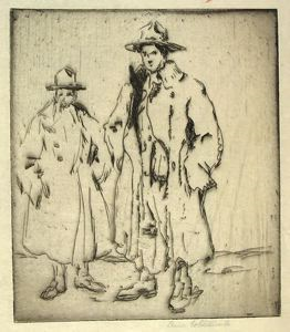 Image of Two Soldiers at Yaphank