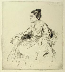 Image of Portrait of Viola Roseboro Seen in Profile