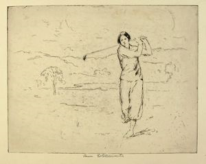 Image of Woman Golfer
