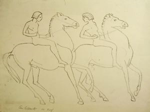 Image of Two Greek Horsemen