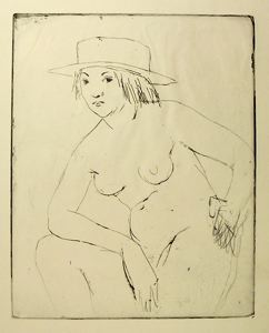 Image of Nude with Hat
