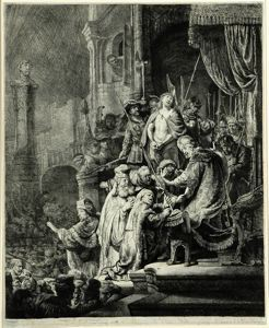 Image of Christ before Pilate: The Large Plate