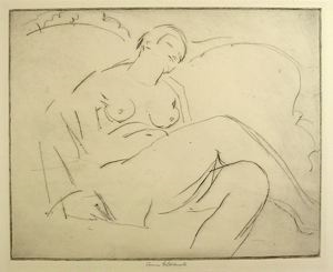 Image of Nude on a Sofa (No. 1)