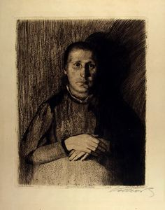 Image of Woman with Folded Hands