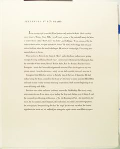 Image of Afterword by Ben Shahn