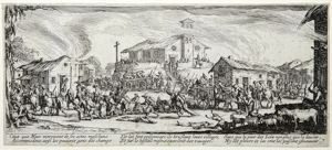 Image of Plundering and Burning a Village