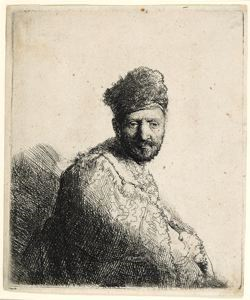 Image of Bearded Man in a Furred Oriental Cape and Robe: The Artist's Father