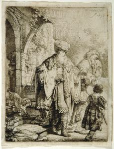 Image of Abraham Casting Out Hagar and Ishmael