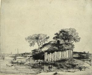 Image of Cottage with a White Paling