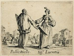 Image of Pulliciniello and Signora Lucretia