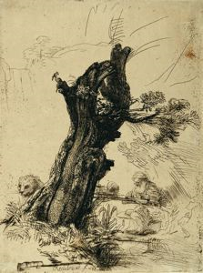 Image of St. Jerome Beside a Pollard Willow