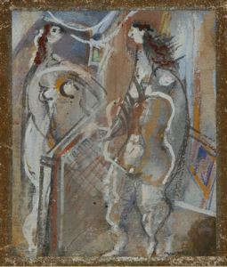 Image of Two Standing Figures
