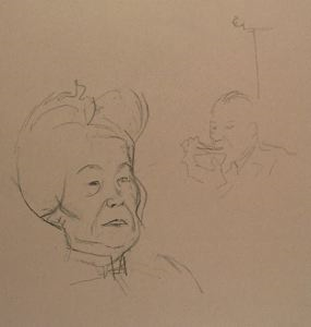 Image of Untitled (study of old woman)