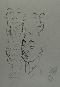 Image of Untitled (study of old woman's face)
