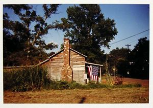 Image of House with Flag, Greensboro, Alabama