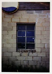 Image of Window and Pepsi Sign, near Uniontown, Alabama