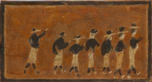 Image of Figures Walking