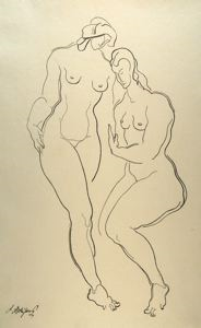 Image of Untitled (Two Women, One Seated)