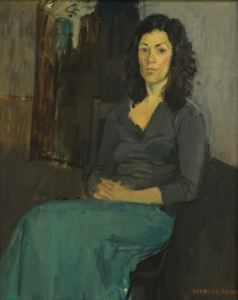 Image of Woman with Green Dress