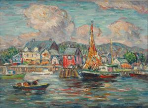 Image of Rockport—Harbor Scene