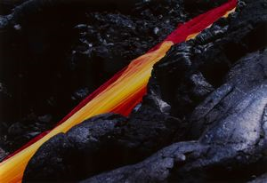 Image of Lava Flow: Hawaii, Kilauea Volcano, Big Island