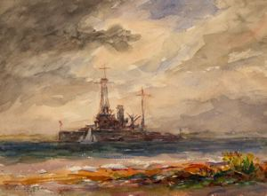Image of Battleship at Sandy Bay