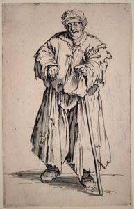 Image of The Obese Beggar with Lowered Eyes (Le Mendiant obèse aux yeux baissés)