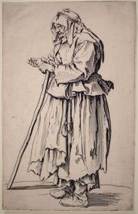 Image of The Female Beggar Receiving her Charity (La Mendiante venant de recevoir la charité)
