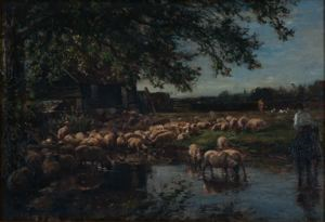 Image of Shepherd and His Sheep