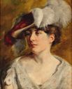 Image of Lady in a Feathered Hat