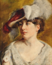 Image of Lady in a Feathered Hat