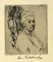 Image of Portrait of an Elderly Lady: Three-Quarter View