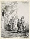 Image of Three Oriental Figures (Jacob And Laban)