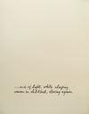 Image of Of Light, White Sleeping Women in Childbed, Verse Folio Page