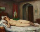 Image of Sleeping Nude in an Interior