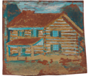 Image of Untitled (Two-Story Log Cabin)